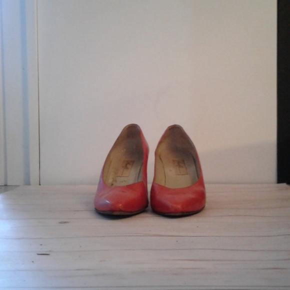 Red heels by Amalfi for women